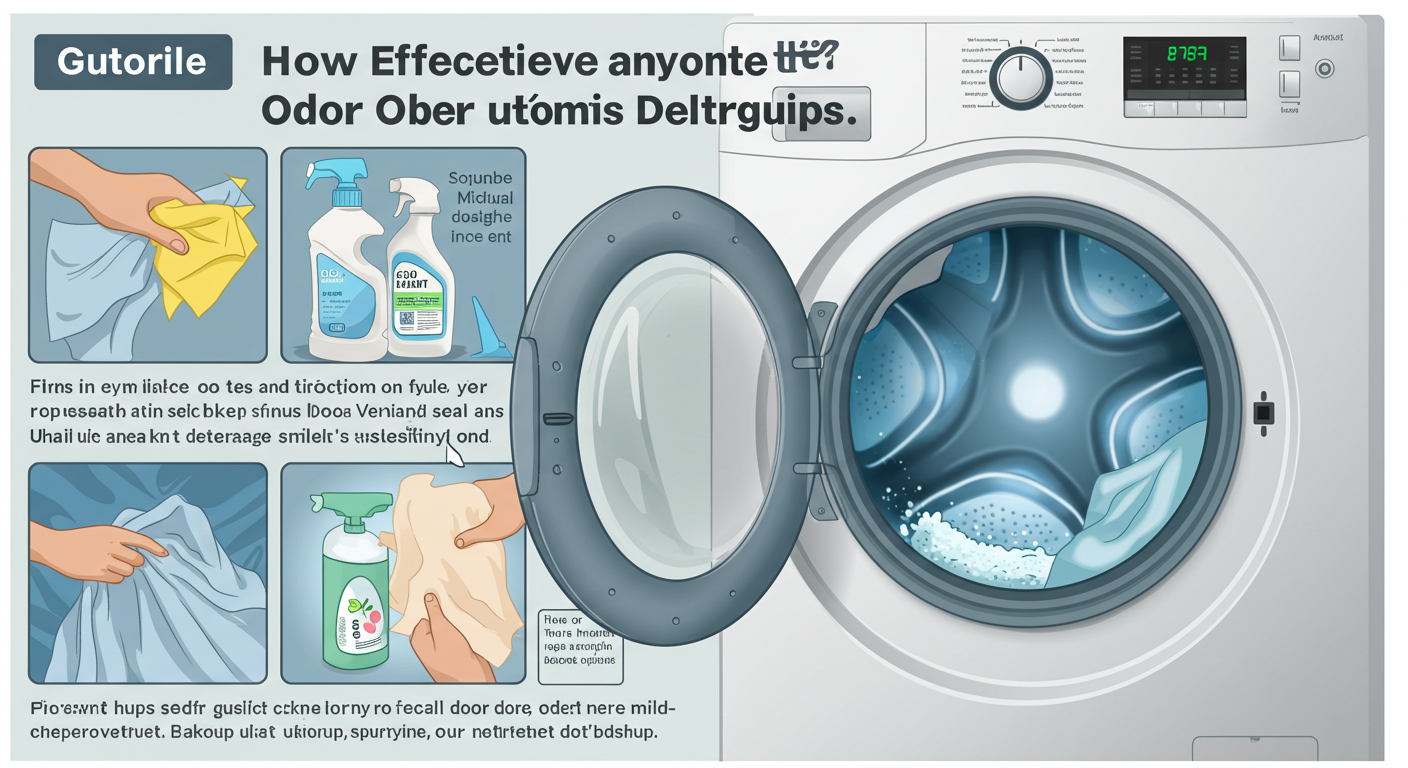 냄새 나는 세탁기, 원인은 의외로 단순합니다