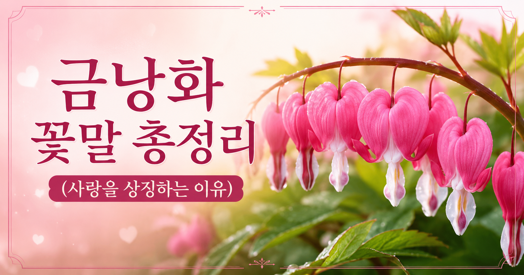 금낭화 꽃말