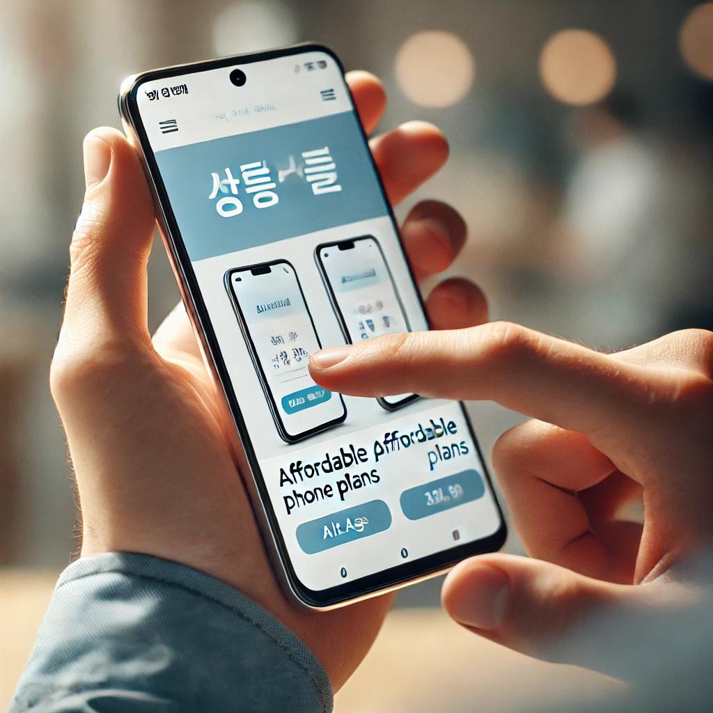 알뜰폰 사이트 가입하기