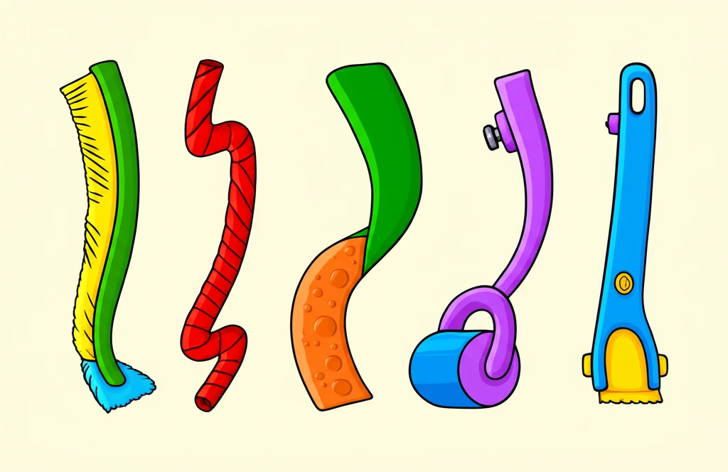 다양한 종류의 방문 틈새 바람막이 완..