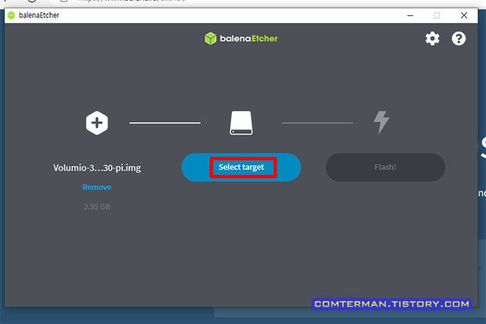balenaEtcher SD 카드 설정