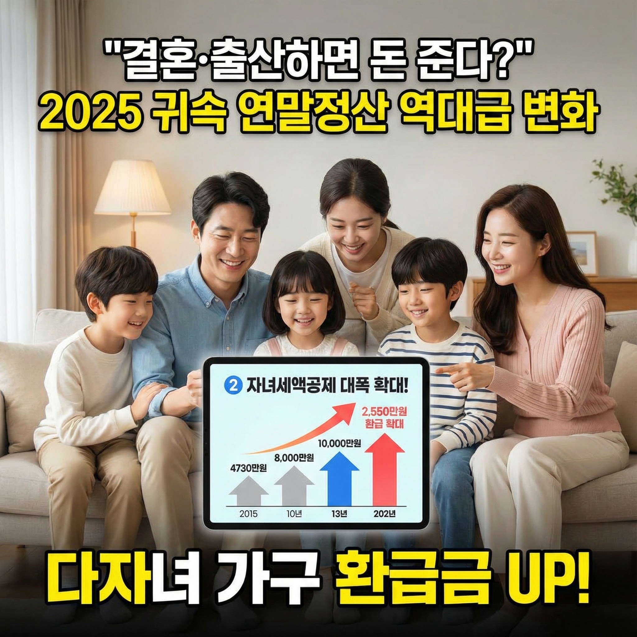 자녀세액공제 대폭 확대