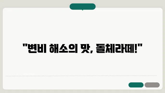 변비 돌체라떼
