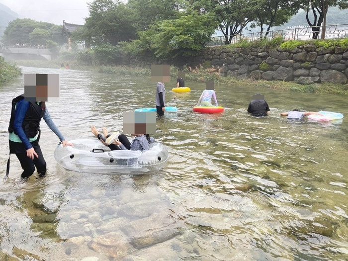 문경계곡-아이들과