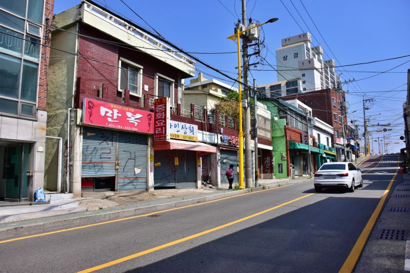 부산의 고갯길 장고개