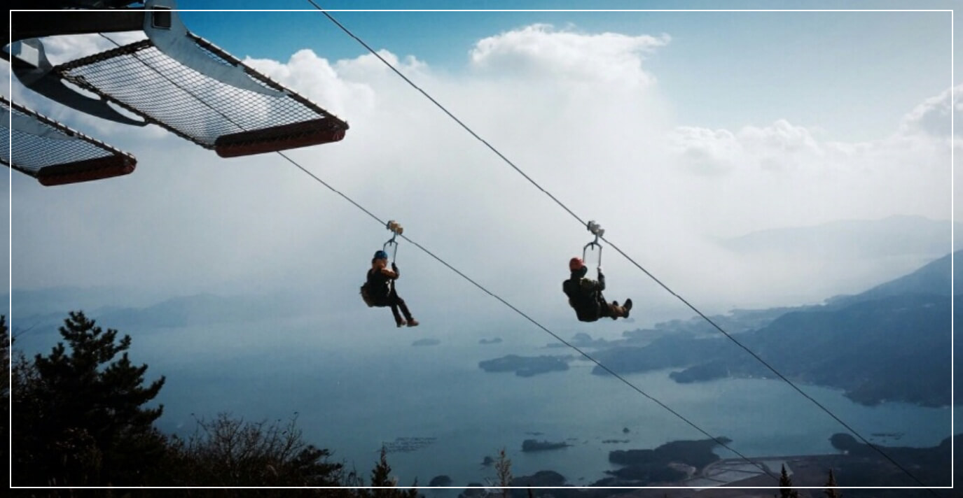 하동 가볼만한곳 베스트10 금오산 짚와이어