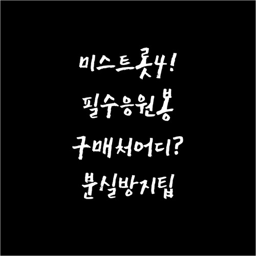 미스트롯4 콘서트 필수품 응원봉 구매..