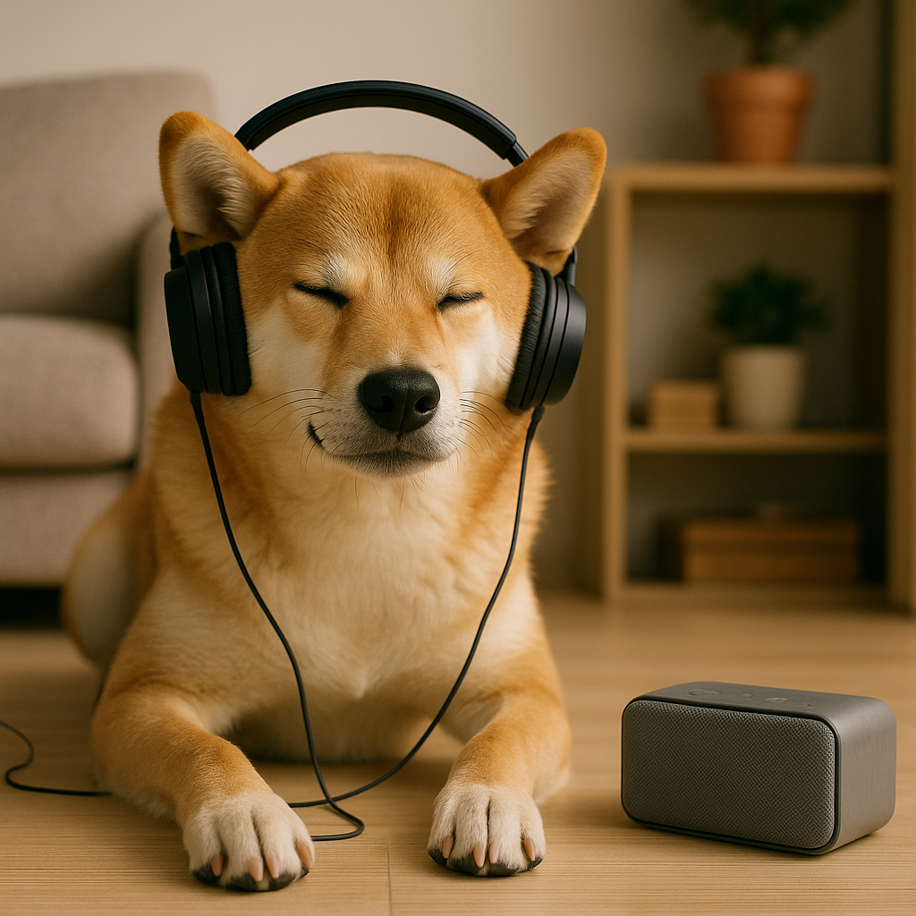 강아지를 위한 음악