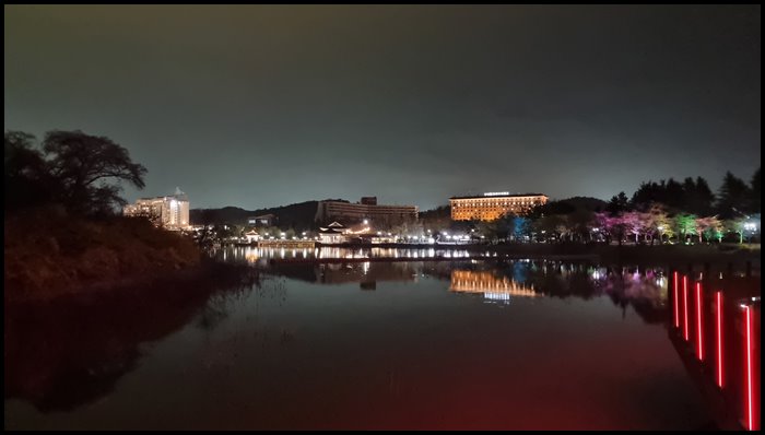 경주-벚꽃-보문호수