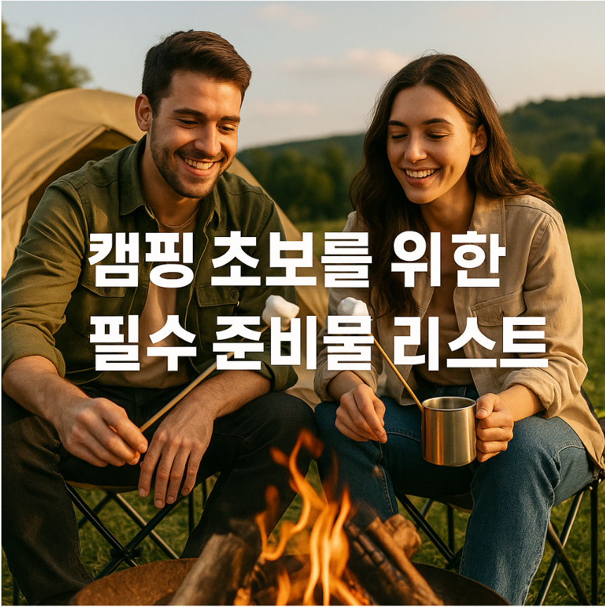 캠핑 초보를 위한 필수 준비물 리스트