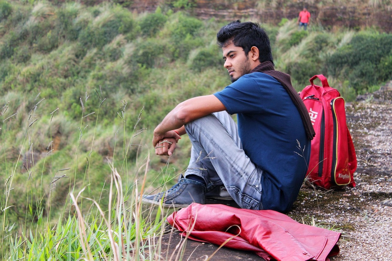 고민하는 사람 사진