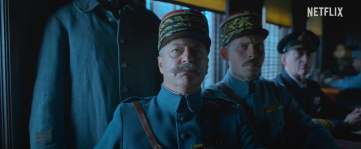 협상을진행하고있는프랑스군