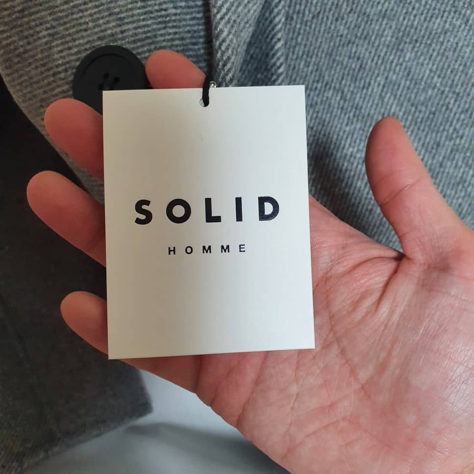 솔리드옴므 그레이 코트