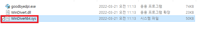 goodbyeDPI 막히는 이유