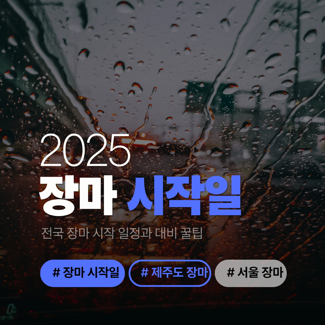 2025년 장마 시작일 관련 사진