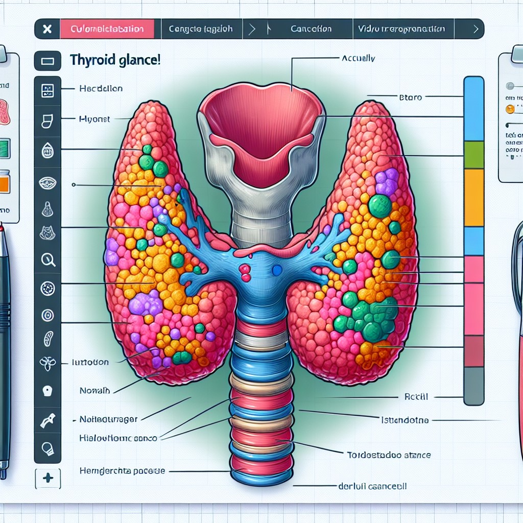 갑상선 모양 예시