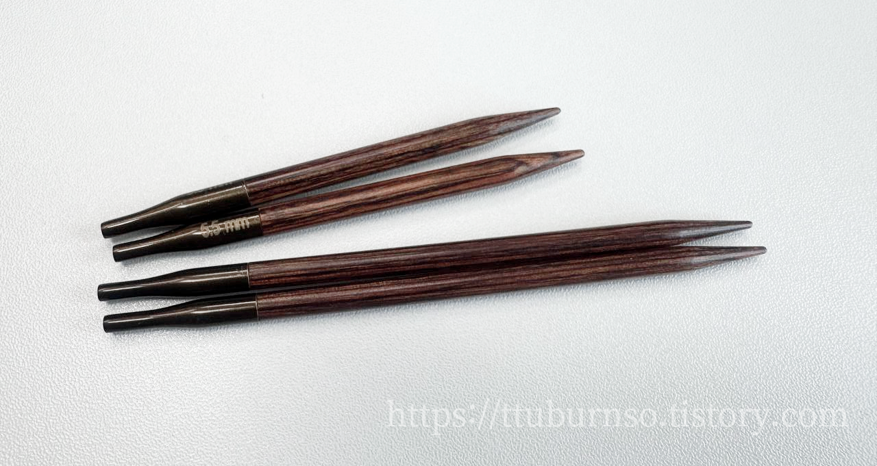 대바늘 사이즈 총정리 비교 영국 미국 일본 캐나다