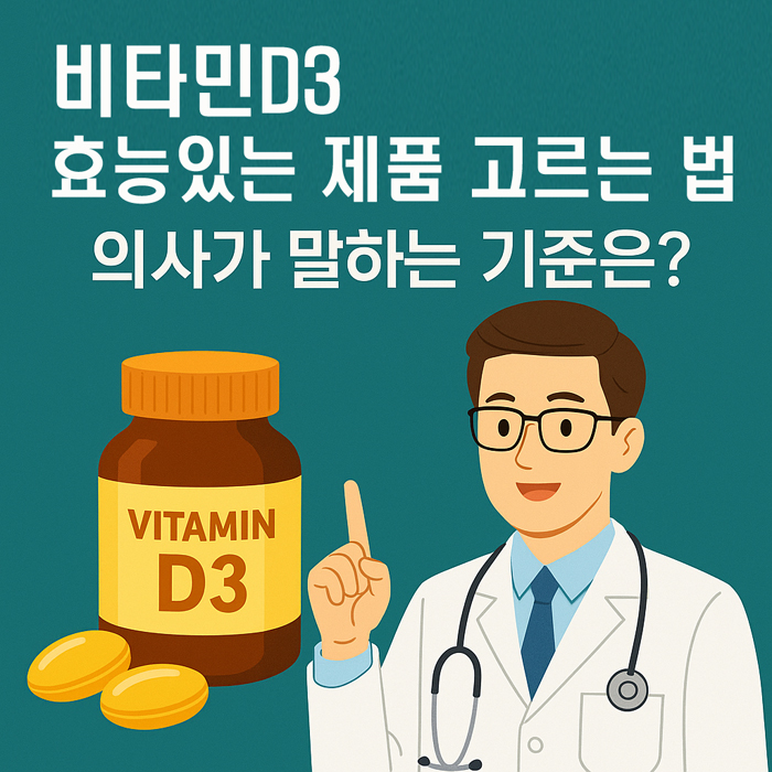 비타민D3 효능 있는 제품 고르는 법