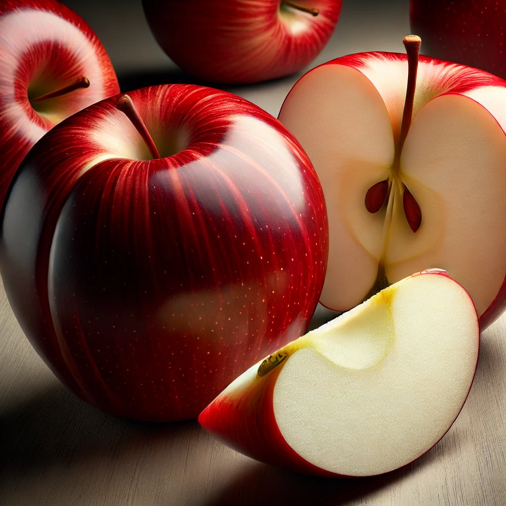 껍질째 먹는 사과