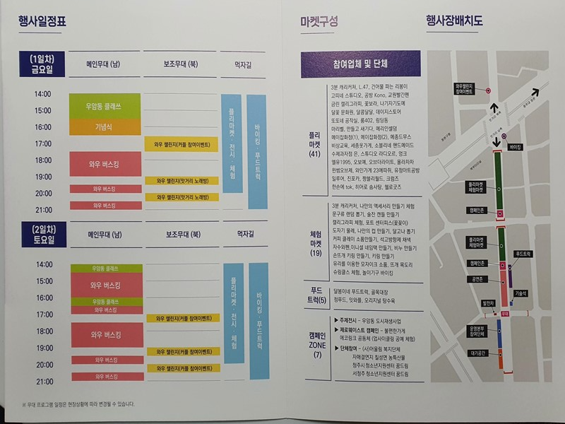 구성 프로그램과 지도