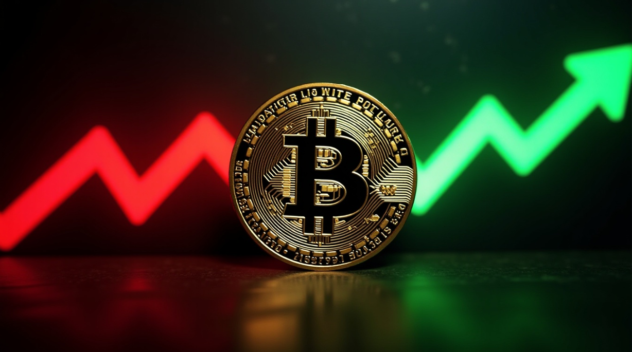 비트코인의 하락 후 반등이냐에 따른 시각적인 사진