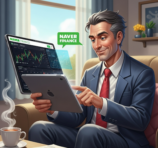 자료를 보는 투자자