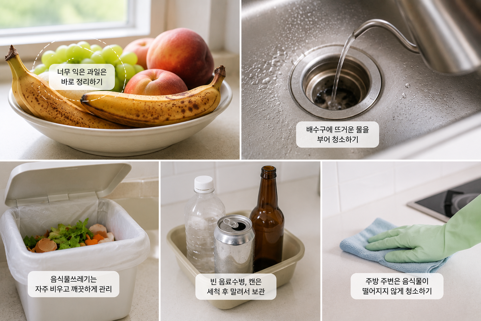 초파리가 생기는 장소와 해결방법