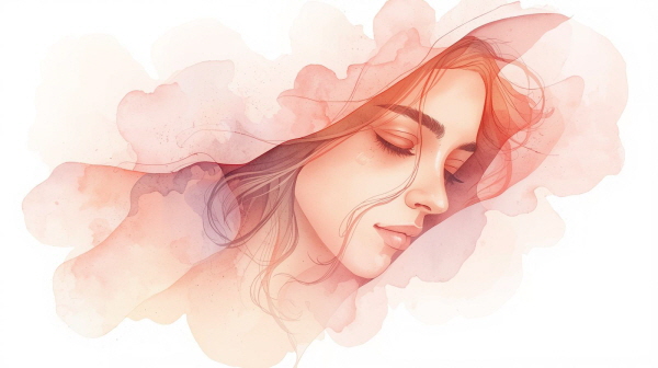 INFP는 섬세한 감정 세계를 살아가는 사람들입니다. 이들은 마음의 움직임에 민감하며, 감정이 내게 어떤 의미인지 파악하려는 경향이 강합니다에 관한 그림