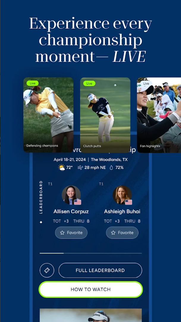 LPGA 실시간 스코어