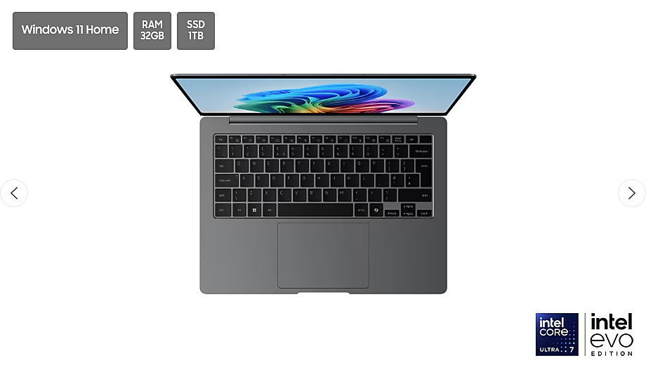 삼성전자 노트북, 랩탑 갤럭시북5 프로 35.6cm(14인치), 인텔 울트라7