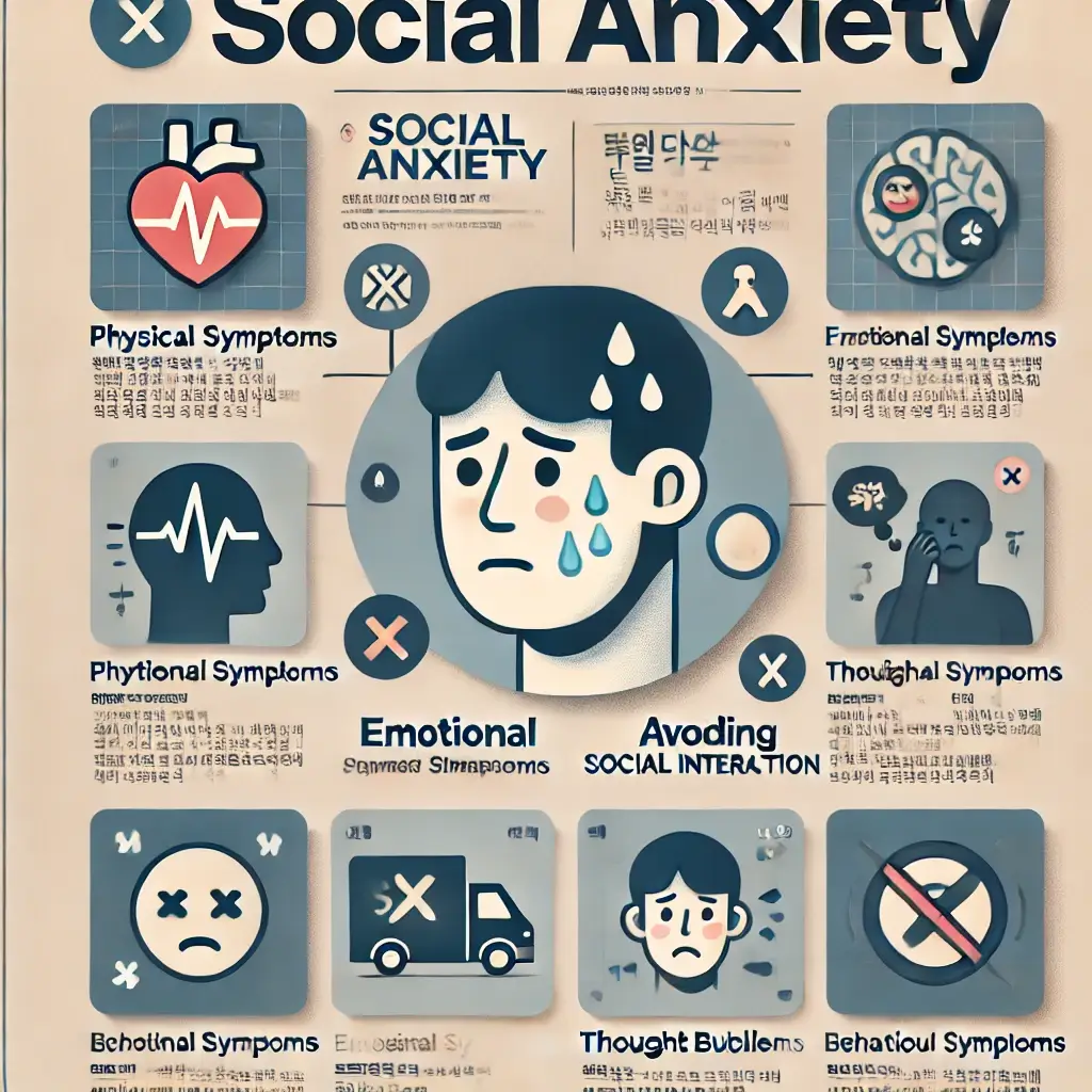 대인기피증의 주요 증상