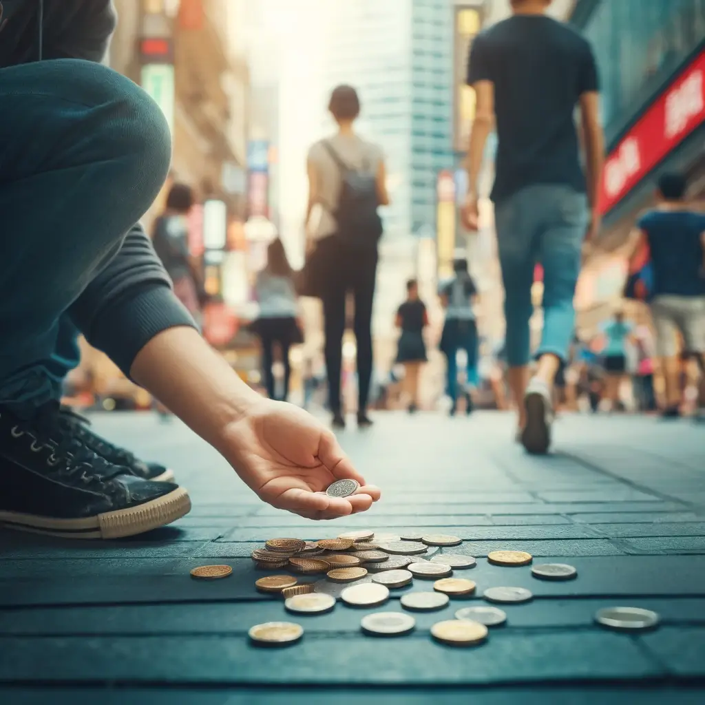 돈을 줍는 꿈 해몽