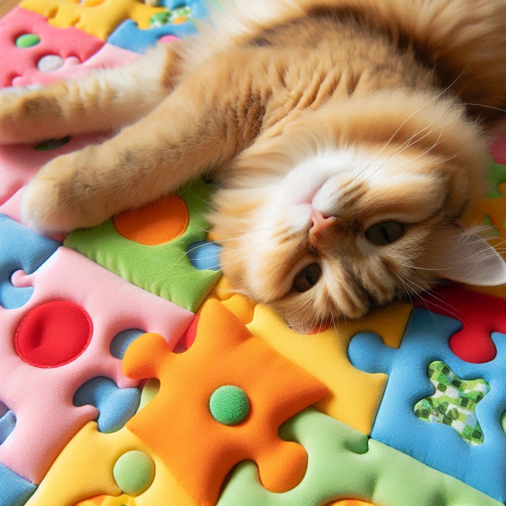 캣닢 퍼즐 플레이 매트