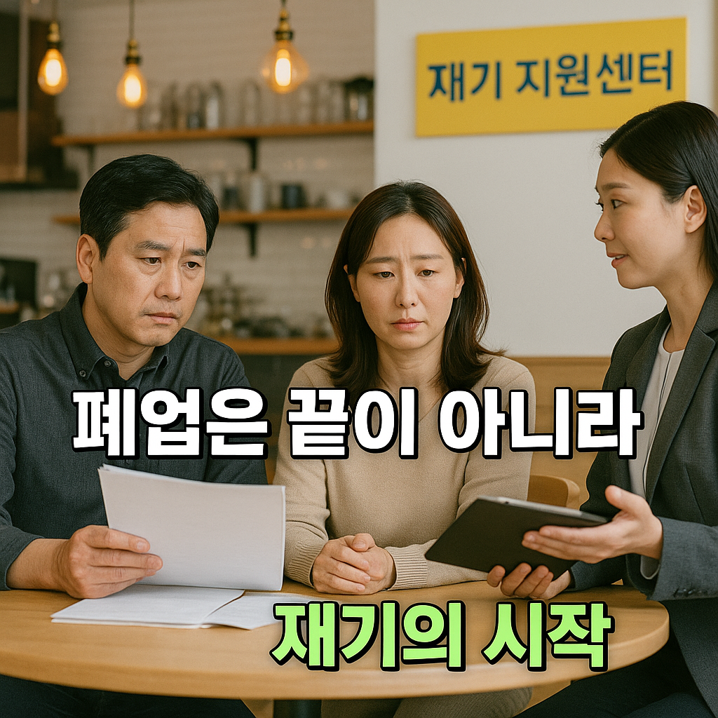 폐업은 끝이 아니라 재기의 시작