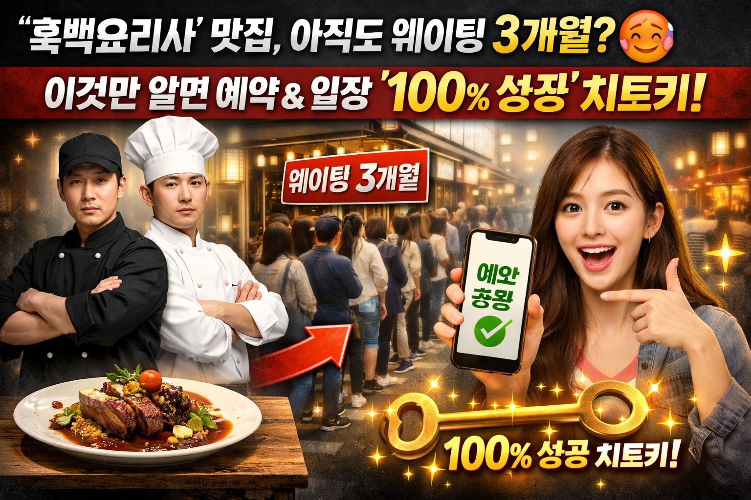 '흑백요리사' 맛집, 아직도 웨이팅 3개월? 🥵