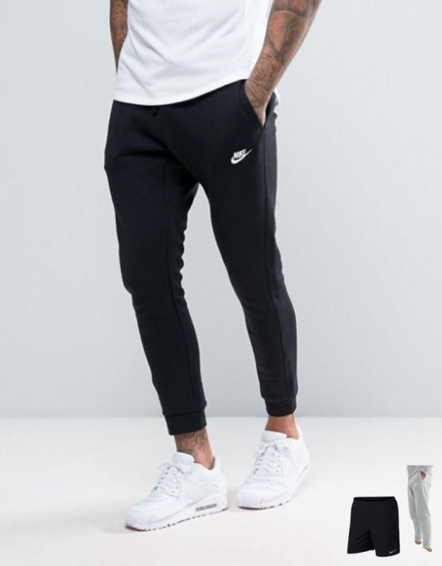 (국내 당일) 나이키 남성 스우시 기모 츄리닝 조거팬츠 블랙 BV2671-010 블랙 그레이 베이직 쇼츠