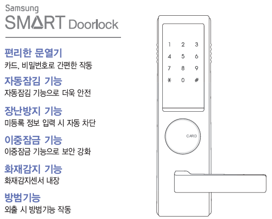 삼성 도어록 SHS-6020