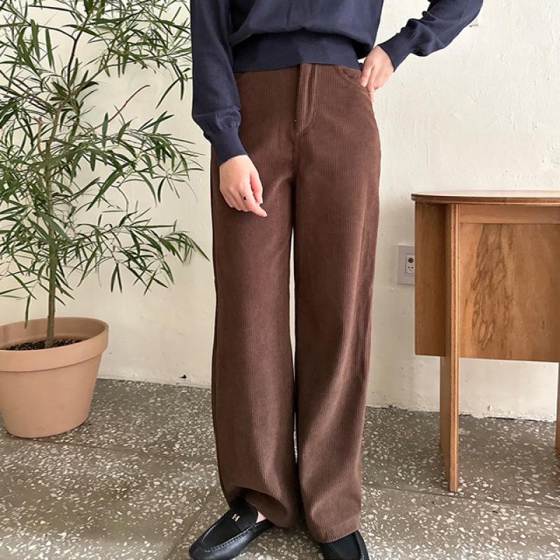 키작녀 44사이즈 겨울바지 44made 웜 멜론 양기모 골덴 팬츠 4가지기장