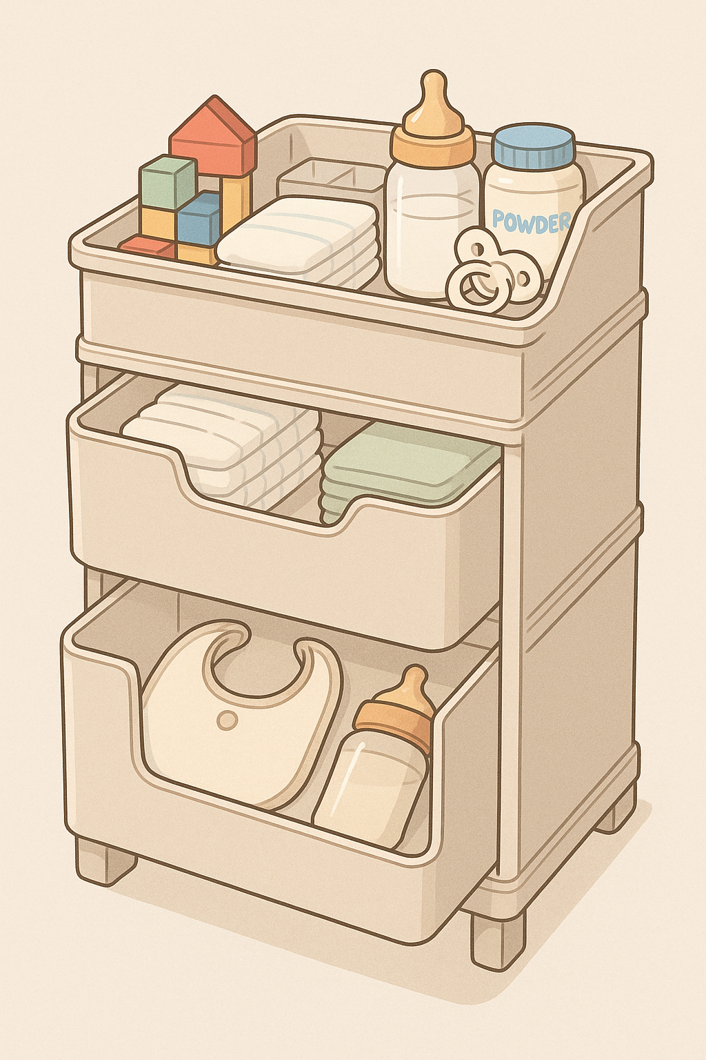 육아템 정리 전용 ‘멀티 보관함’ – 정리 스트레스 줄여줬나요?