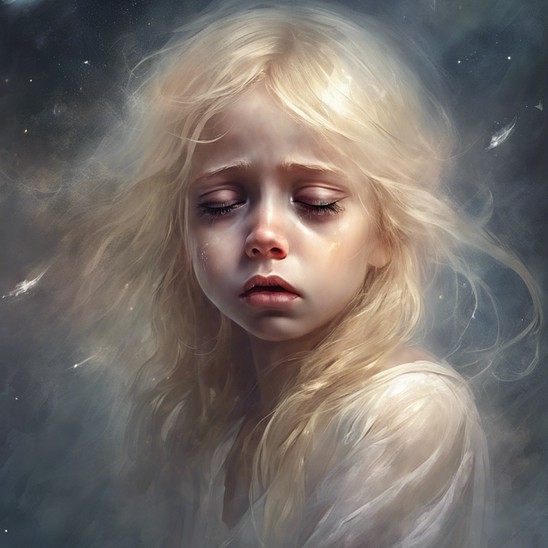 아토피로 아파하는 어린 딸