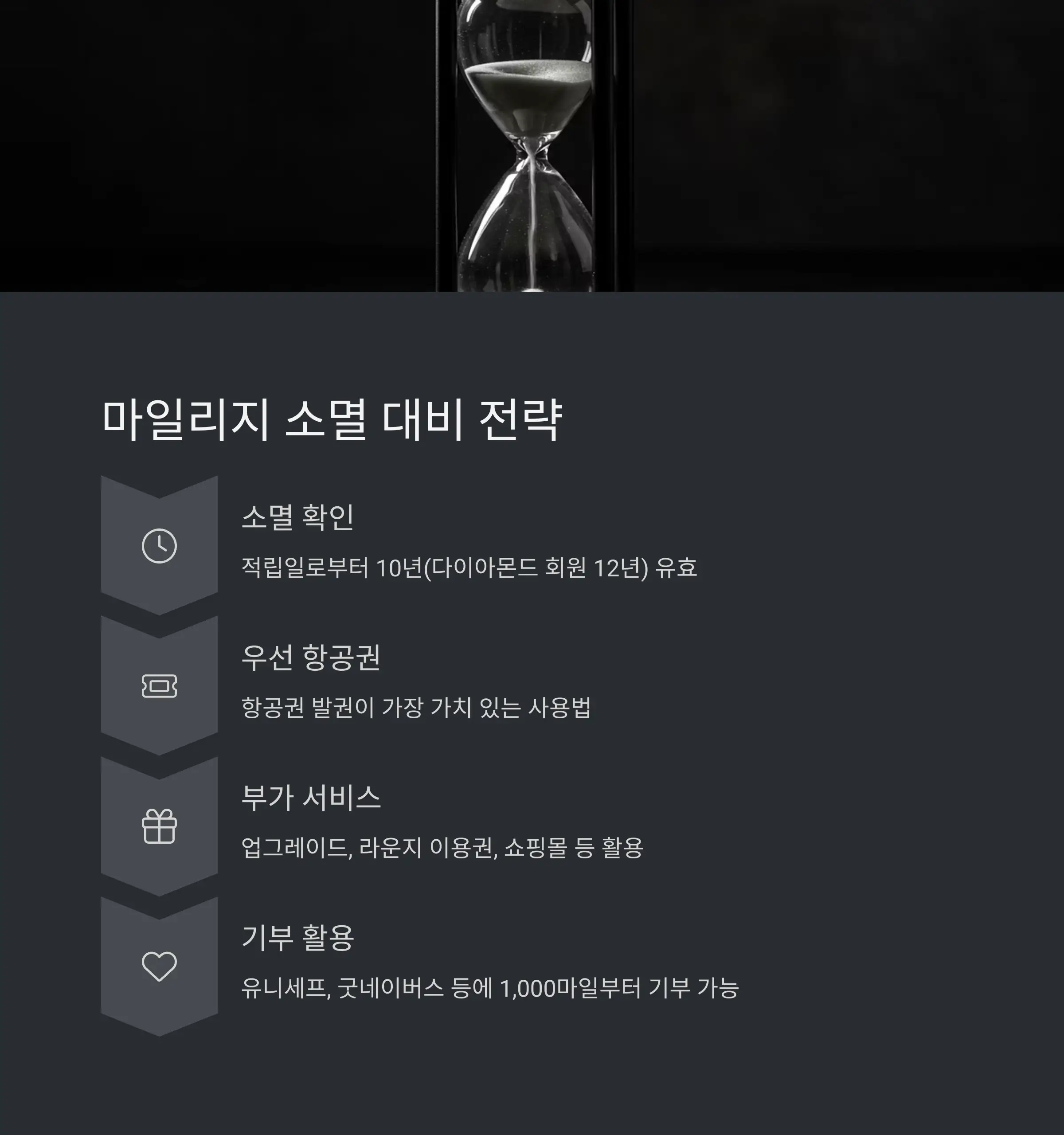 ⏰ 마일리지 소멸 대비 전략