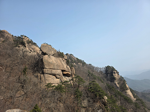 속리산 문장대 최단코스 등산