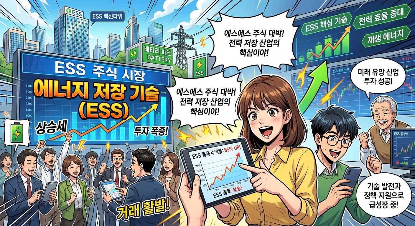 국내 주식 에너지 저장 기술 장치 관련