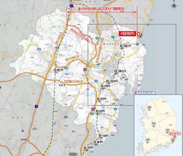 울산해양관광단지 위치 및 접근성