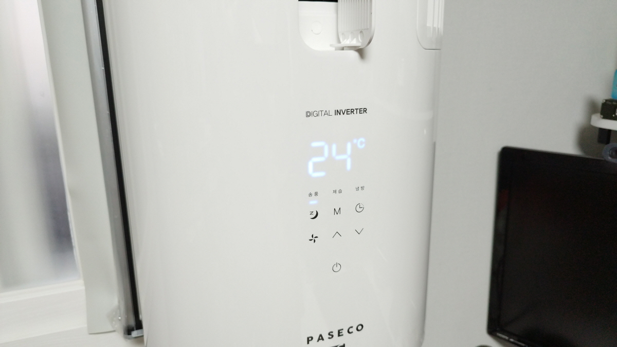 파세코 창문형 에어컨 PWA-3250W 테스트