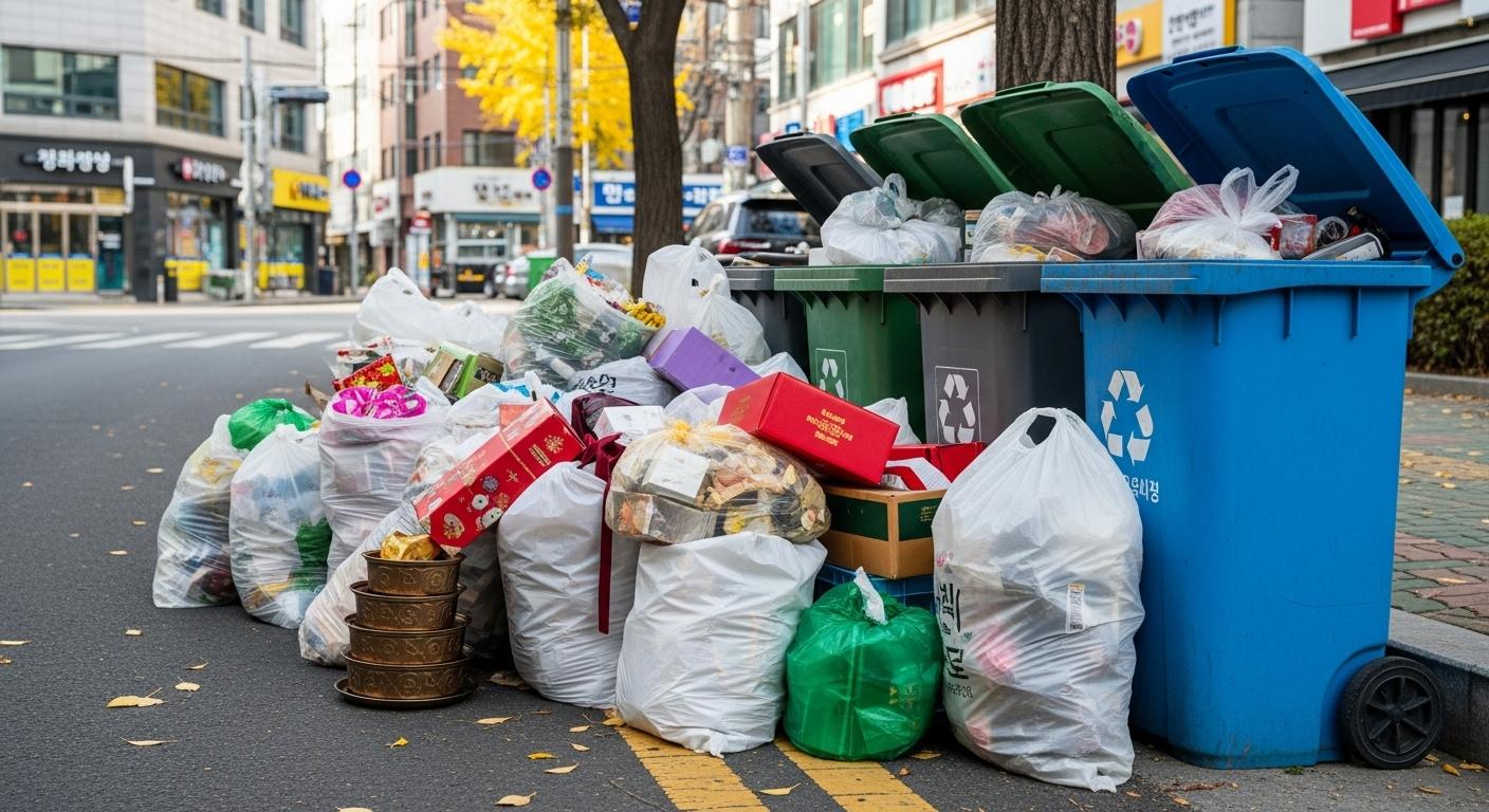 연제구 추석 쓰레기