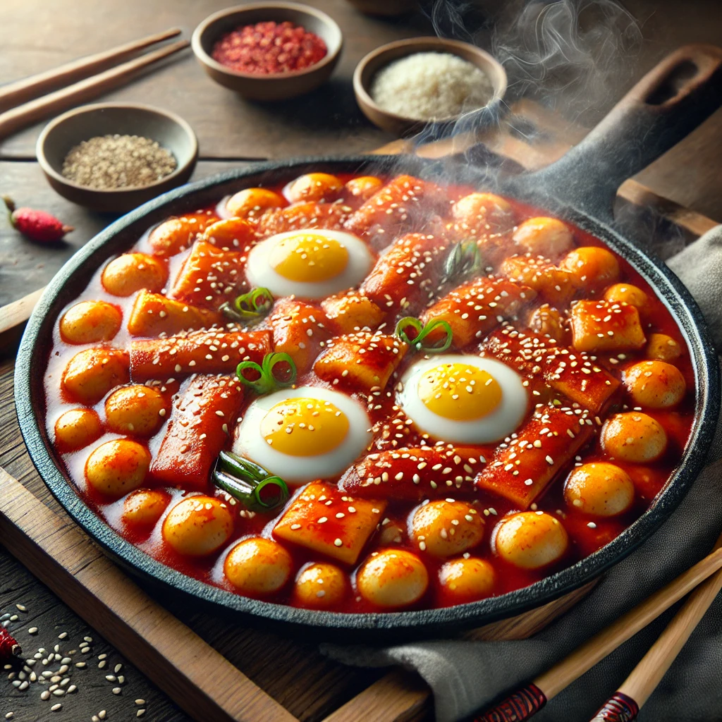 먹음직스러운 떡뽁이