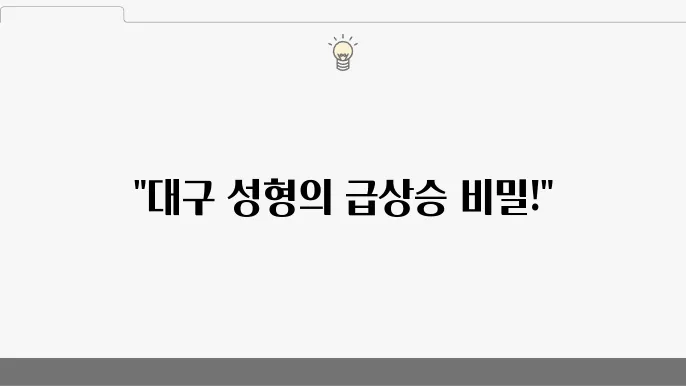 대구 성형외과 잘하는 곳 BEST 5|코, 눈