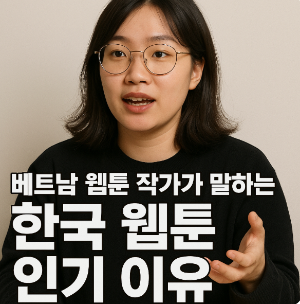 베트남 웹툰 작가가 말하는 한국 웹툰 인기 이유
