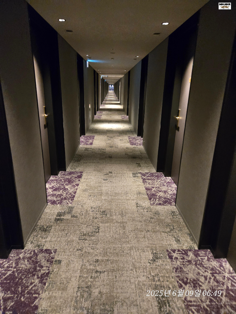 삿포로호텔 복도 이미지